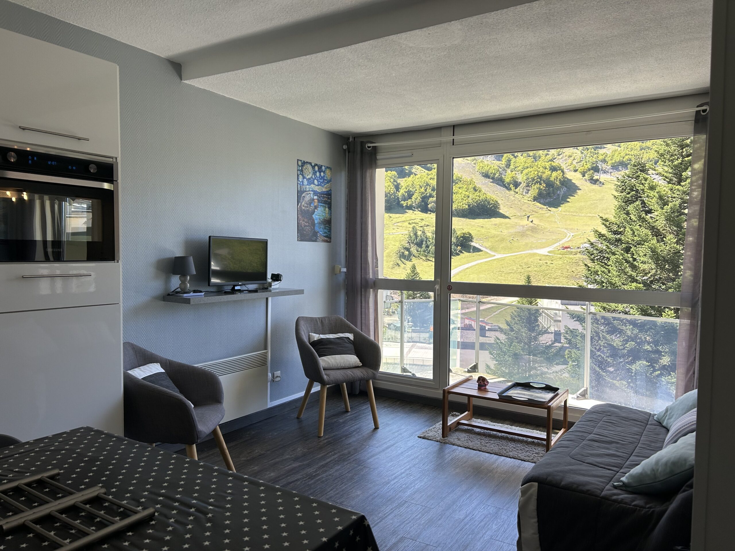 Studio vue magnifique à 100m du pied des pistes